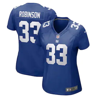 womens nike aaron robinson royal new york giants game playe